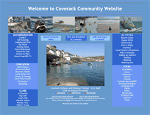 Tablet Screenshot of coverack.org.uk